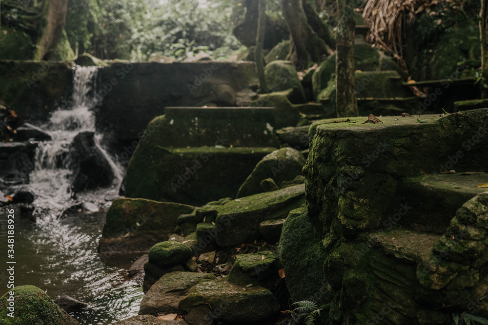 waterfall in the park