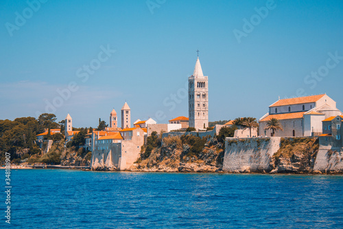 Wallpaper Mural Picturesque coastal view of Rab town on Rab island in Croatia Torontodigital.ca