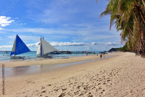 Boracay beach in the Philippines