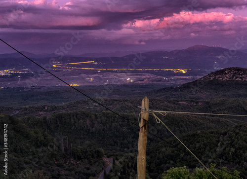 the picturesque surroundings of the Peloponnese peninsula in Greece. Landscape, view of historic buildings, mountain landscape panorama of the Peloponnesian Peninsula in Greece, photo