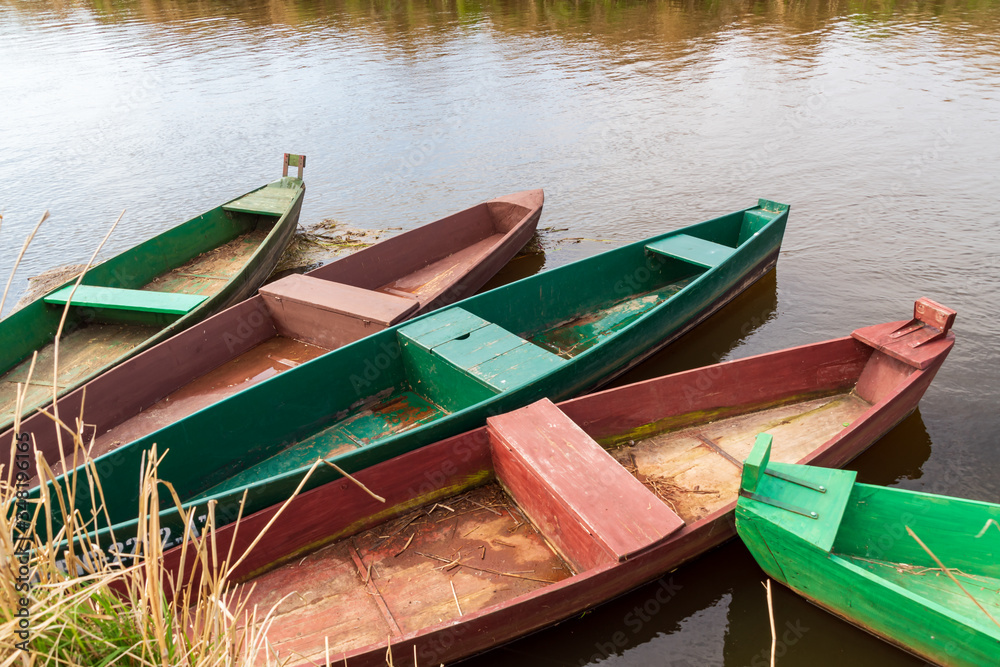 Rzeka Narew. Narwiański Park Narodowy, Podlasie, Polska StockFoto
