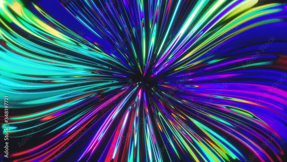Seamlessly looping vibrant neon substance. Animated twirl background. Seamlessly looping vibrant neon substance. Animated twirl background.