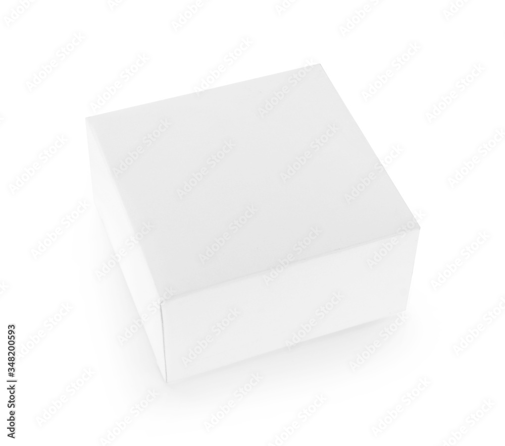 paper white box on white background paper white box on white background