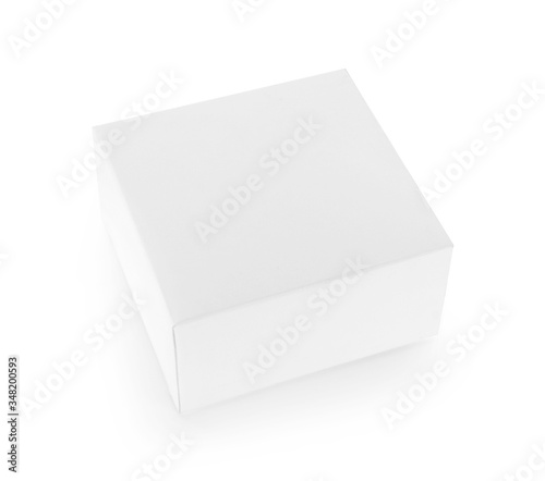 paper white box on white background