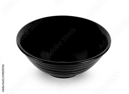 empty bowl isolated on white background