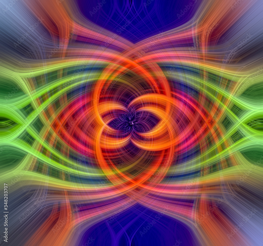 Abstract twisted fractal background Abstract twisted fractal background