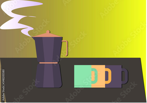 coffe and cups