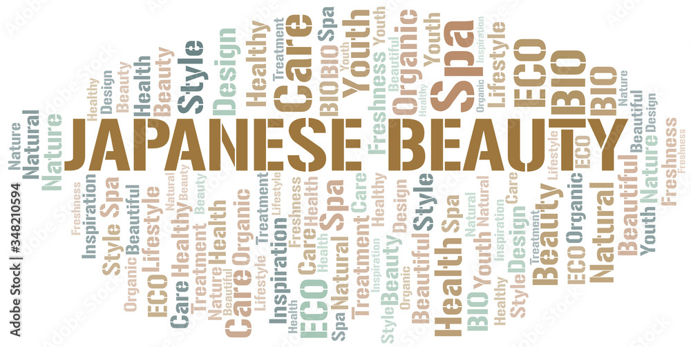 Japanese Beauty word cloud collage made with text only. Japanese Beauty word cloud collage made with text only.