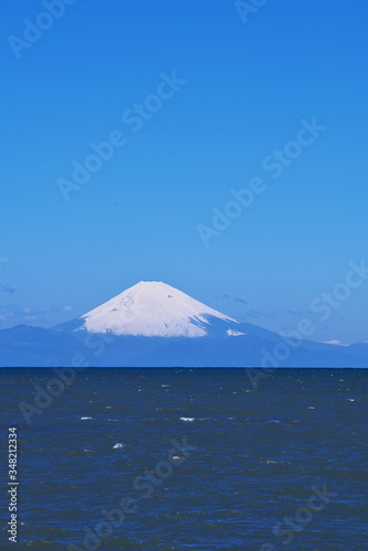 富士山と太平洋