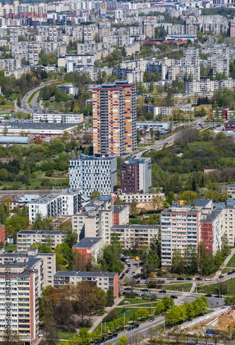 Vilnius city skyline