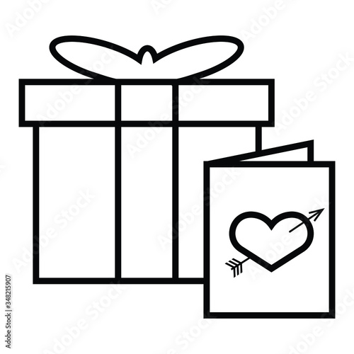 Gift box icon vector illustration