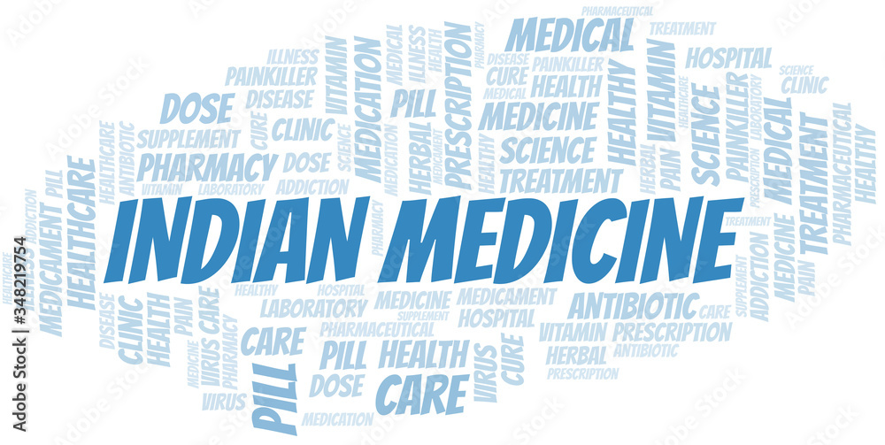 Indian Medicine word cloud collage made with text only. Indian Medicine word cloud collage made with text only.