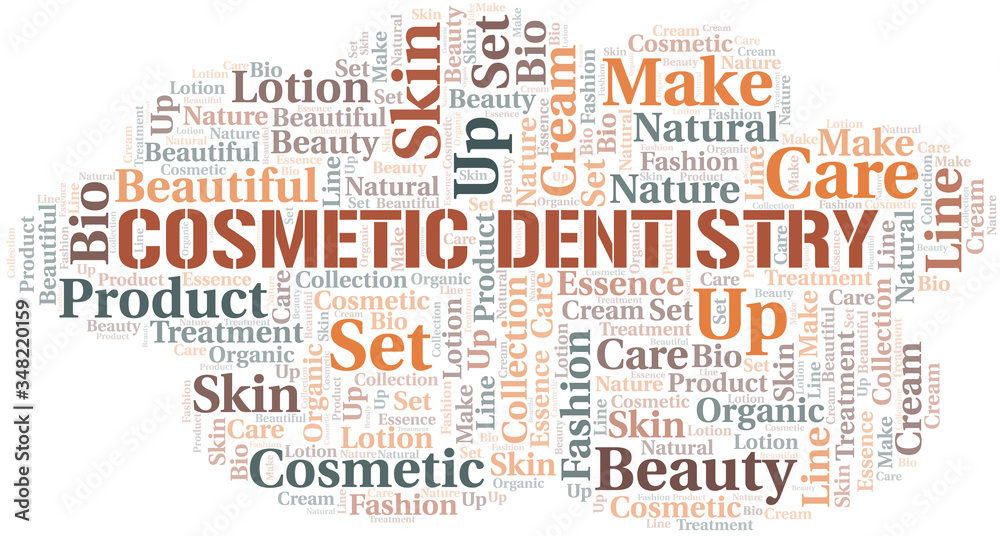 Cosmetic Dentistry word cloud collage made with text only. Cosmetic Dentistry word cloud collage made with text only.