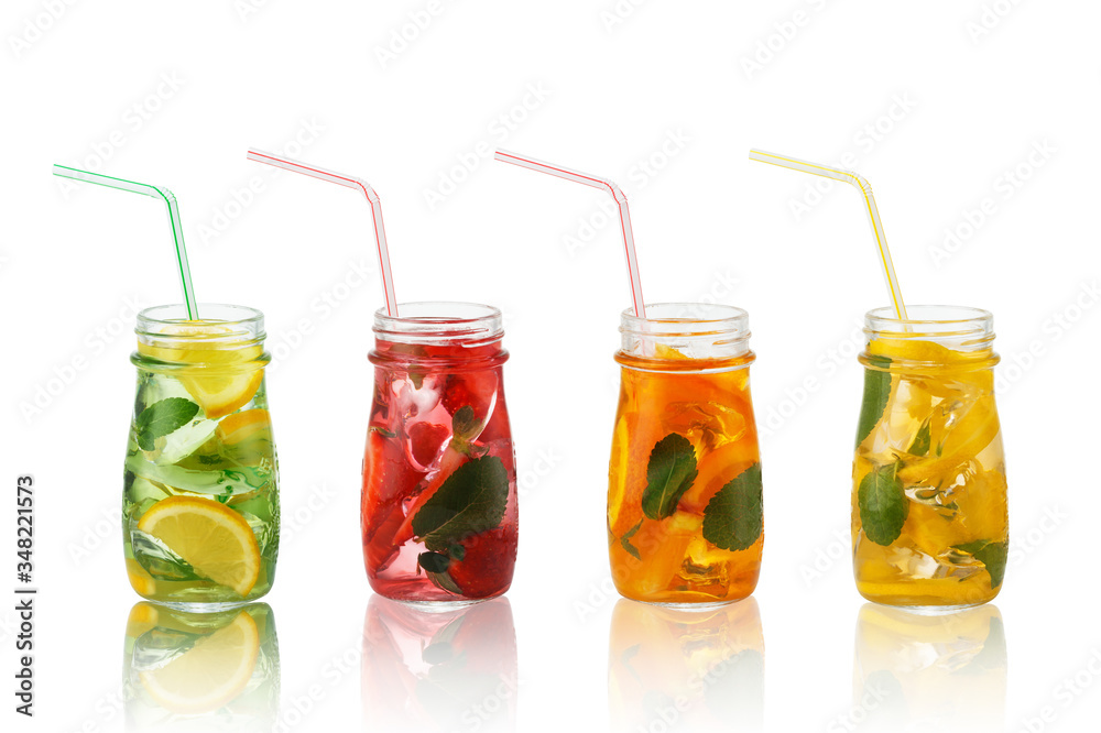 Summer fruit cocktails. Summer fruit cocktails.