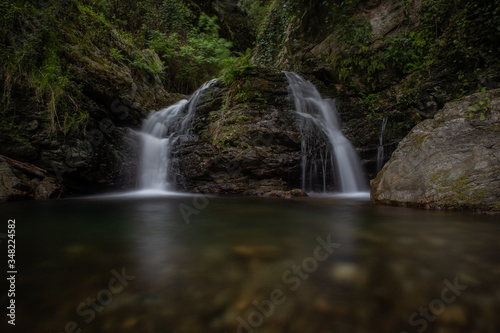 Piminoro waterfall  in the Aspromonte national park.