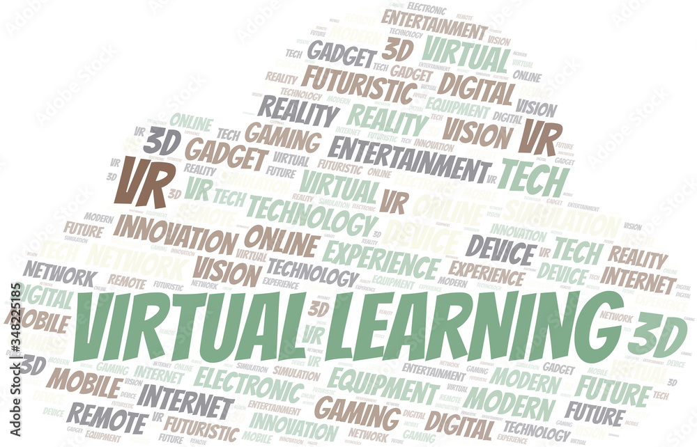Virtual Learning word cloud collage made with text only. Virtual Learning word cloud collage made with text only.