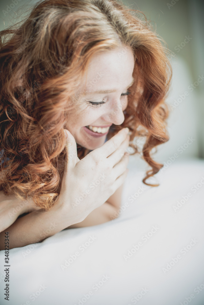 beautiful young redhead woman beautiful young redhead woman