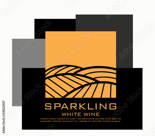 WINE LABEL ITALIAN FOOD AND DRINKS DECORATIVE STICKER FOR AMARONE, PROSECCO, CHIANTI, VALPOLICELLA,PRIMITIVE AND SPARKLING WINE