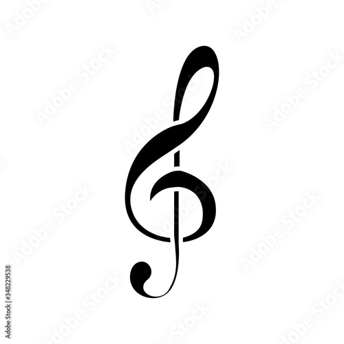 Musical, melody note icon
