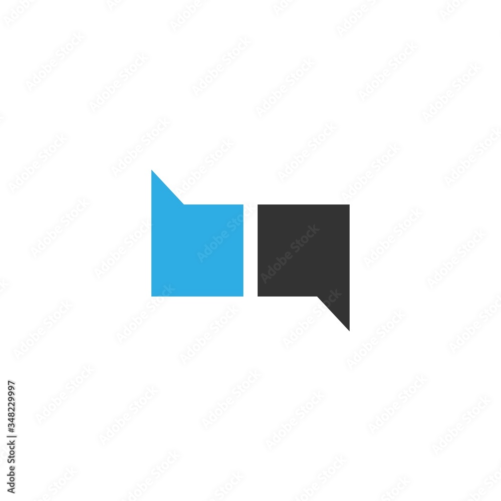 abstract initial letter B Q logo design template abstract initial letter B Q logo design template