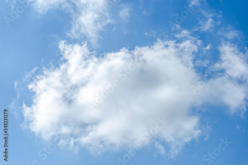 Clouds in a sunny day.