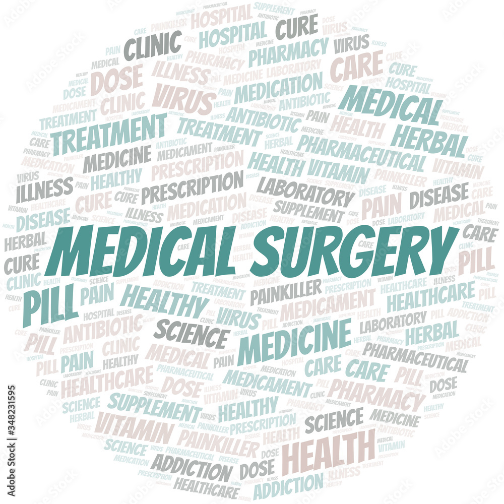 Medical Surgery word cloud collage made with text only. Medical Surgery word cloud collage made with text only.