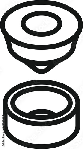 Pill grinder icon