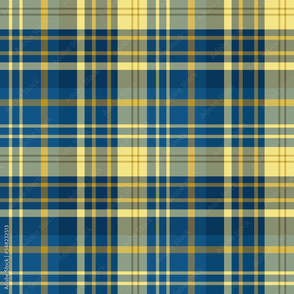 Seamless pattern in summer dark blue and yellow colors for plaid, fabric, textile, clothes, tablecloth and other things. Vector image. Seamless pattern in summer dark blue and yellow colors for plaid, fabric, textile, clothes, tablecloth and other things. Vector image.