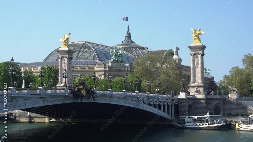 The Pont Alexandre III is Paris's most elegant, grandiose, and sumptuous bridge.