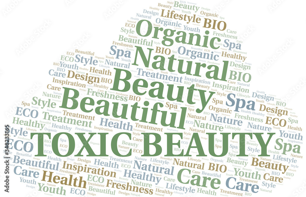 Toxic Beauty word cloud collage made with text only. Toxic Beauty word cloud collage made with text only.