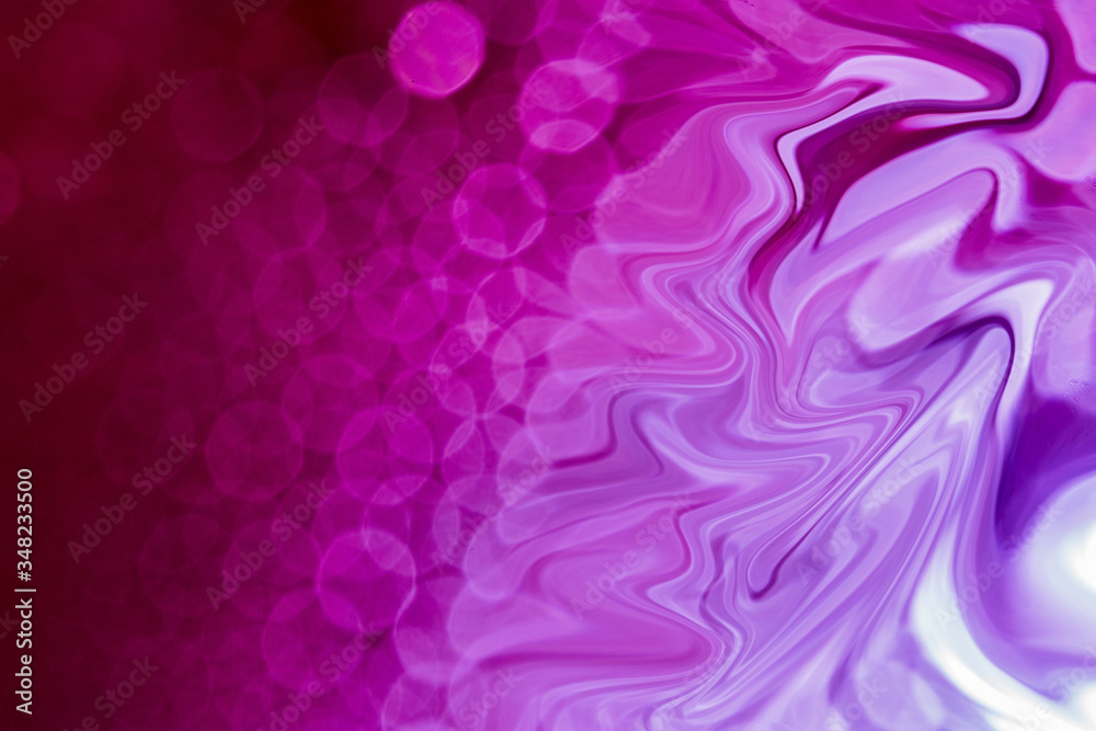 Purple bokeh, an abstract soothing background, is perfect for your text