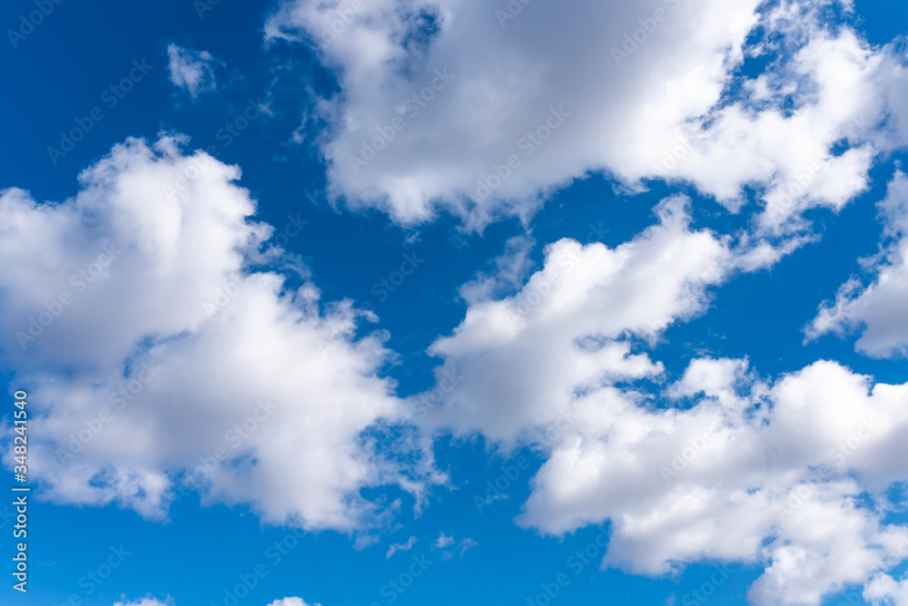Clouds in a blue sky