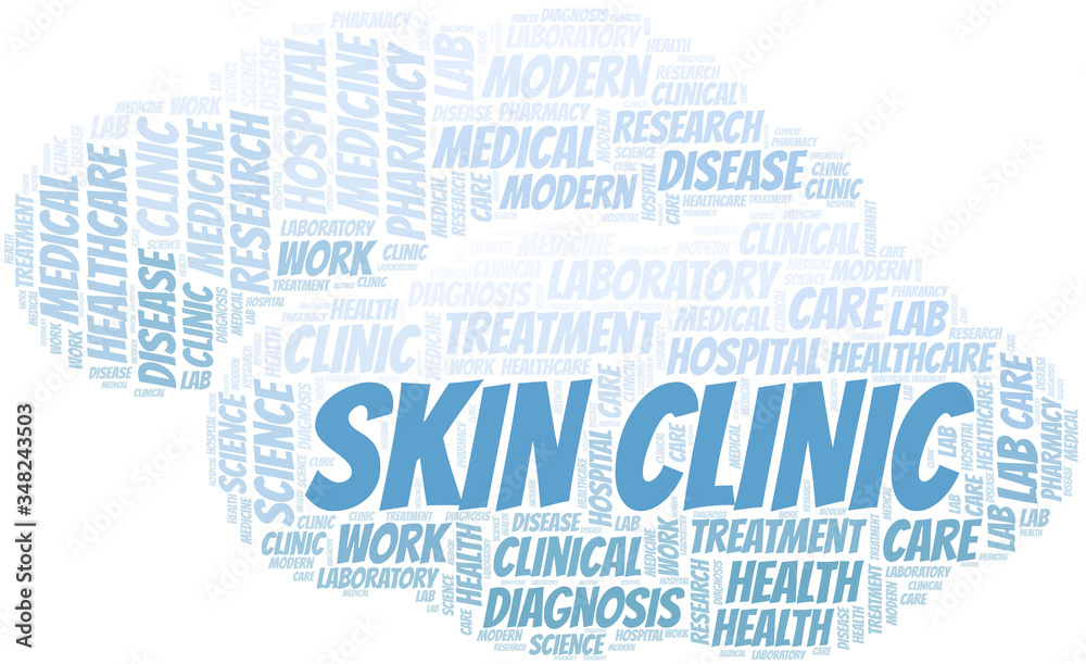 Skin Clinic word cloud collage made with text only. Skin Clinic word cloud collage made with text only.