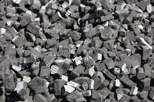Wallpaper Mural A scattering of gray slag on a sunny day. Torontodigital.ca