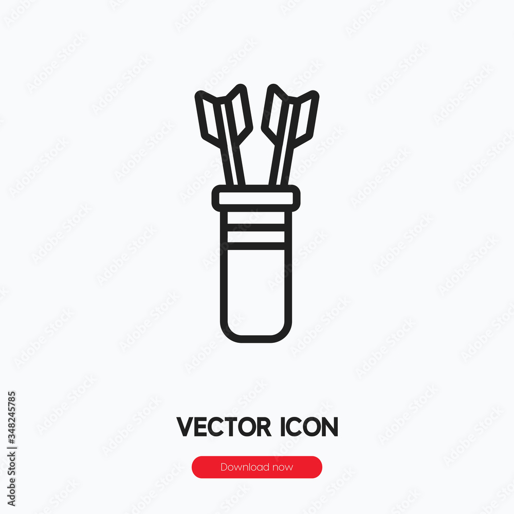 quiver icon vector sign symbol quiver icon vector sign symbol