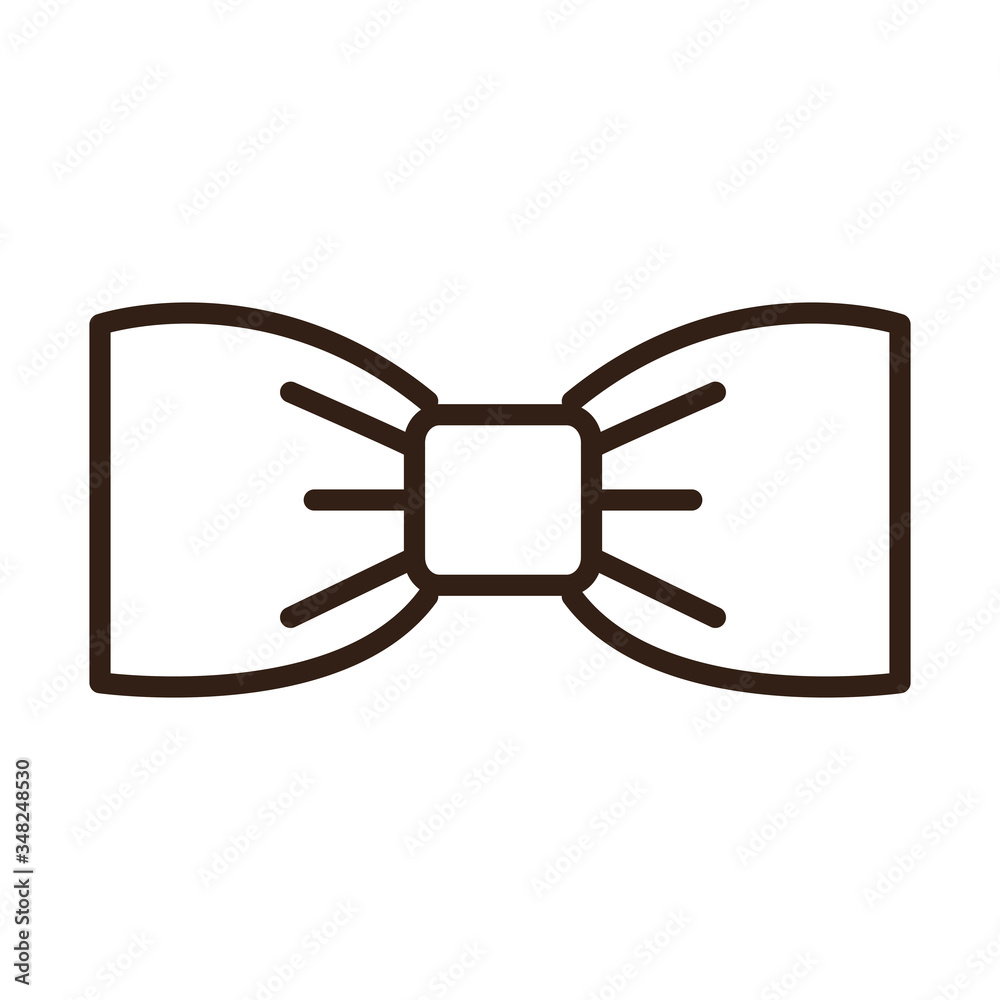 bow tie fashion decoration celebration line style icon bow tie fashion decoration celebration line style icon