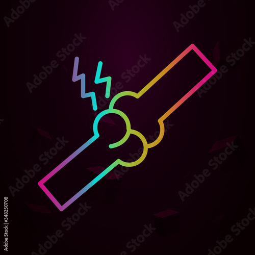arthralgia, disease, healthcare nolan icon Simple thin line, outline vector of Disease icons for ui and ux, website or mobile application