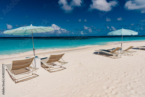 luxury in the most exclusive Caribbean island. with white and deserted beaches