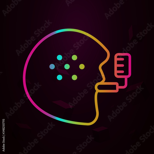 inhaler, disease, medical nolan icon Simple thin line, outline vector of Disease icons for ui and ux, website or mobile application