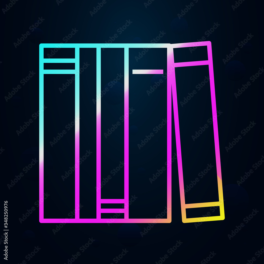 Line catalog vector nolan icon. Simple thin line, outline vector of mall icons for ui and ux, website or mobile application Line catalog vector nolan icon. Simple thin line, outline vector of mall icons for ui and ux, website or mobile application