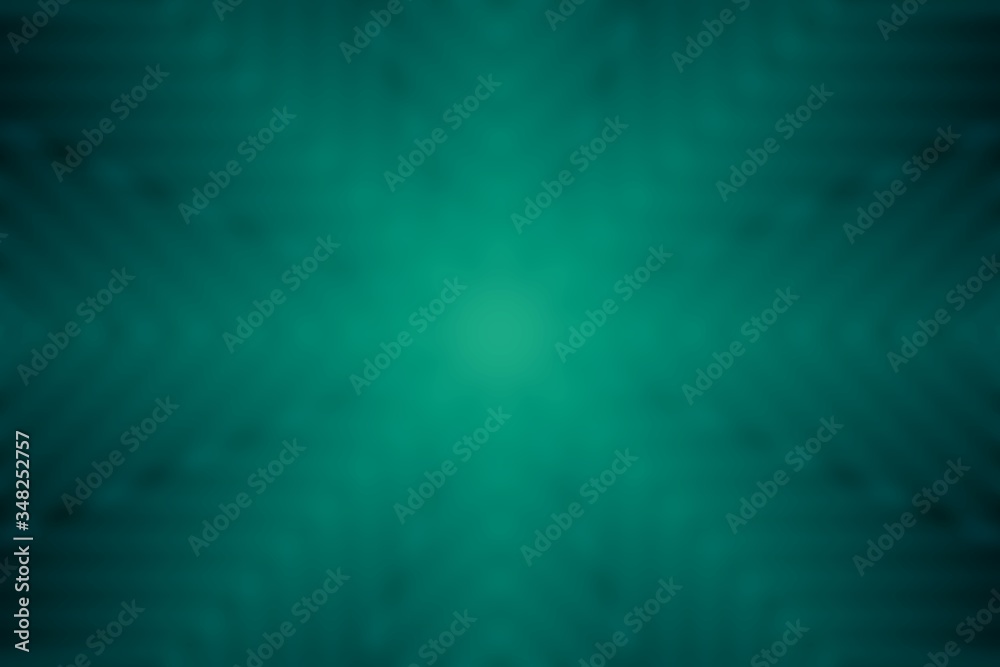Dark green blurry abstract background with light rays from center Stock ...