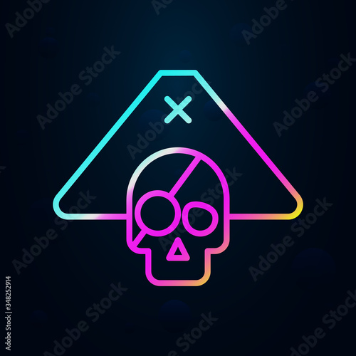 Pirate, nasty outline nolan icon. Simple thin line, outline vector of nasty icons for ui and ux, website or mobile application