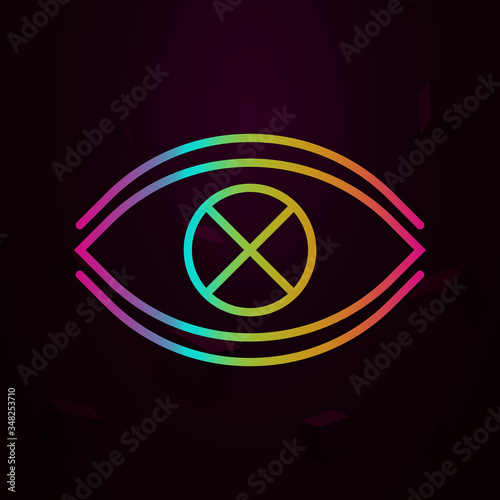 sight, disease, medical nolan icon Simple thin line, outline vector of Disease icons for ui and ux, website or mobile application