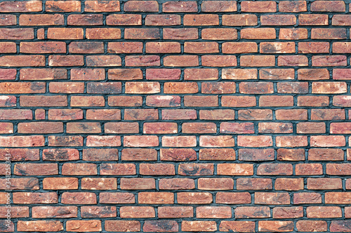 seamless red brick wall texture