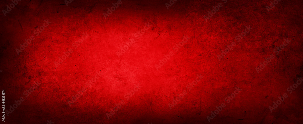 Red textured wide concrete texture wall background