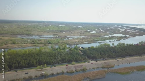 Epic drone europe landscape footage.