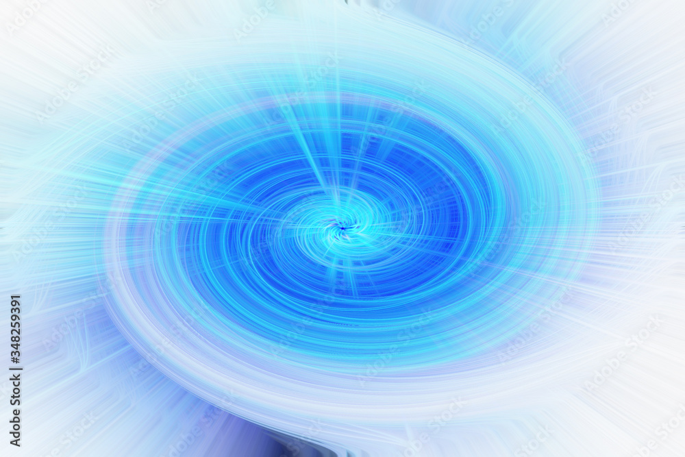 Fototapeta premium Abstract circle Light Fibers all colors sparkling universe nebula space