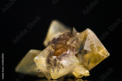 macro photo of a small kidney stone photo