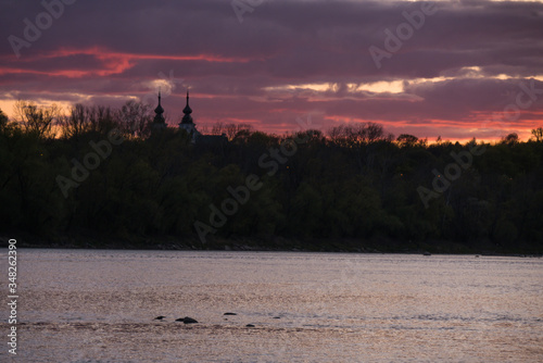 Obraz na płótnie Church in the evening w salonie