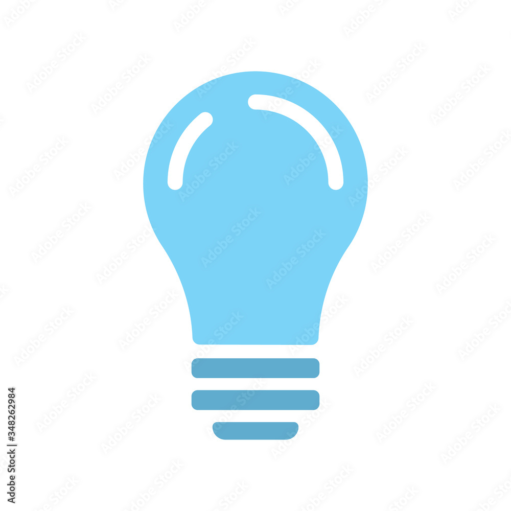 Idea icon, light bulb vector illustration. Electric lamp pictogram. Symbol of creativity and invention. Idea icon, light bulb vector illustration. Electric lamp pictogram. Symbol of creativity and invention.